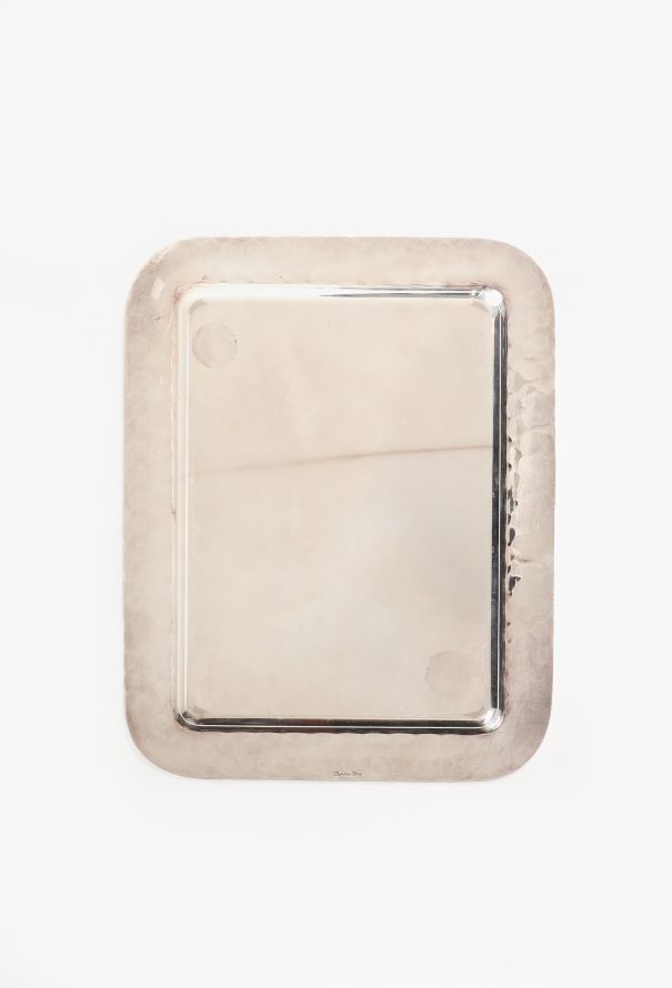 Dior Vintage Hammered Rectangular Tray - 4