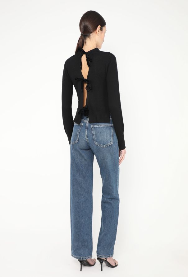 Prada S/S 2009 Cashmere Bow Sweater - 1