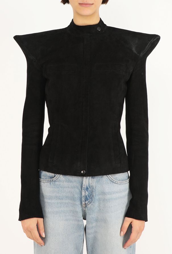 Maison Margiela Pagoda Shoulder Suede Jacket, S/S 2008 - 1