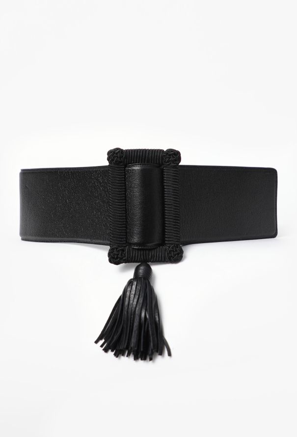 Saint Laurent 2013 Broad Tassel Belt - 1