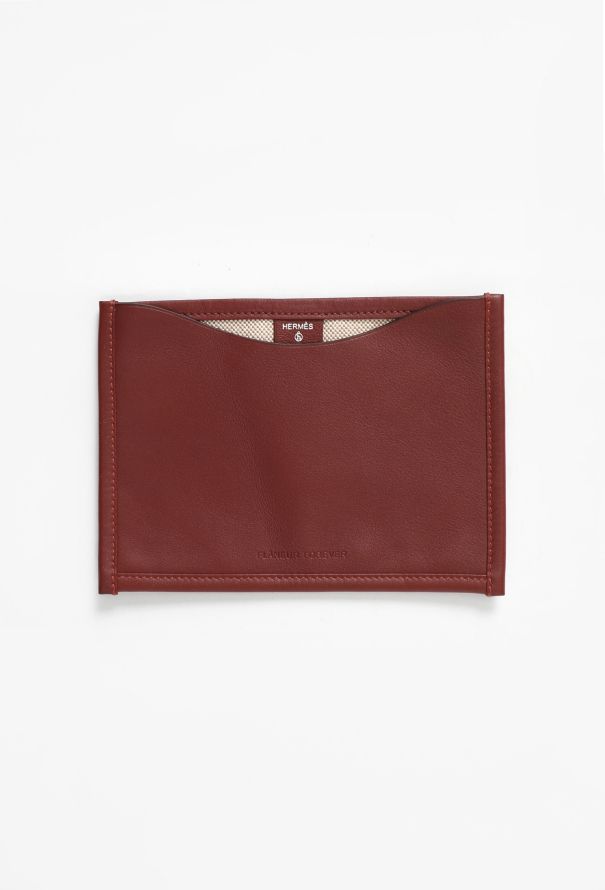 Hermès Petit H Toile & Leather Passport Holder - 1