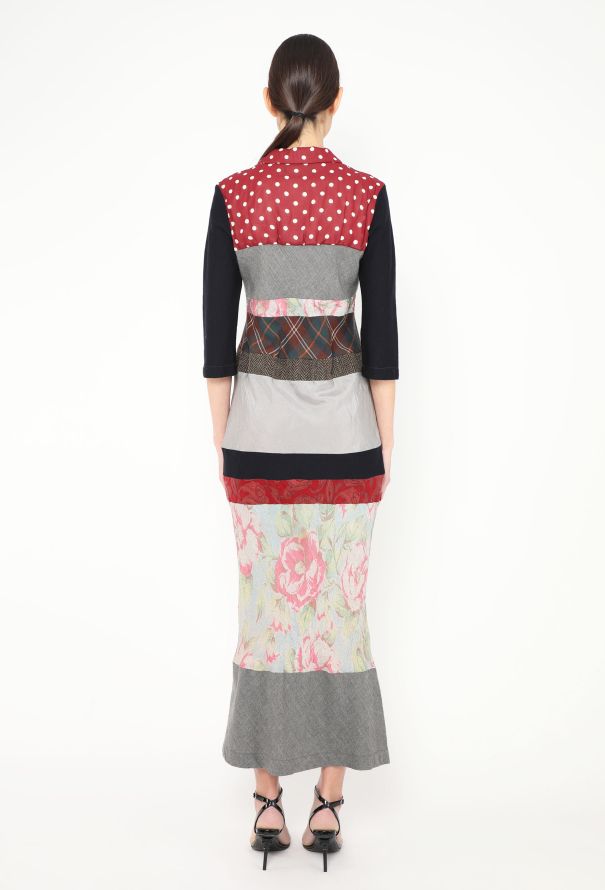 Comme des Garçons 2000 Fluted Patchwork Dress - 4 Comme des Garçons 2000 Fluted Patchwork Dress - 4