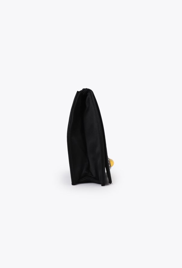 Saint Laurent '80 Couture Black Silk Clutch - 5 Saint Laurent '80 Couture Black Silk Clutch - 5