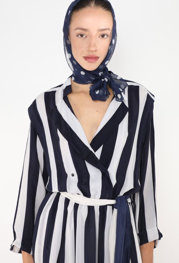 Louis Féraud Belted Silk Dress - 2