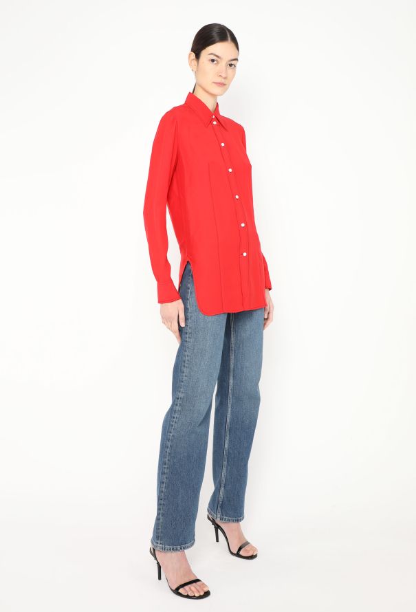 Céline 2015 Stitched Silk Blouse - 3 Céline 2015 Stitched Silk Blouse - 3