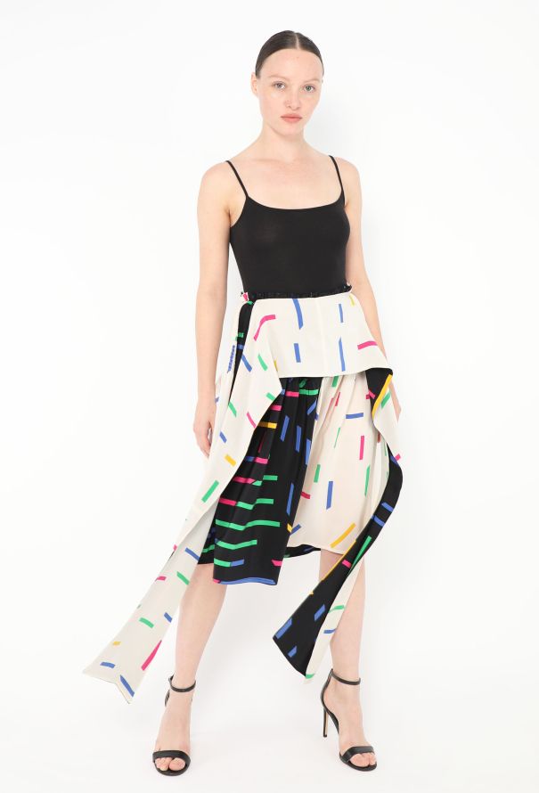 Chloé Vintage Draped Patchwork Skirt - 1