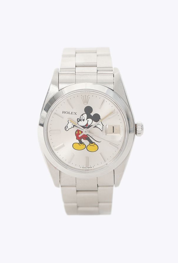 Rolex '70s Steel Mickey Mouse Oyster Prepetual Date Watch - 1