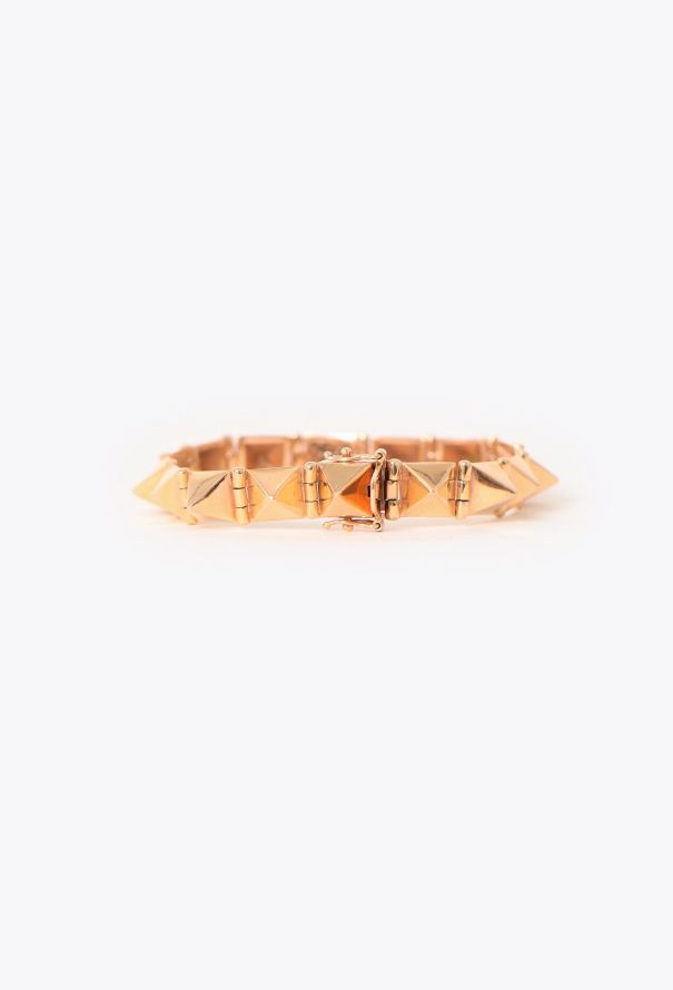 Modern Fine Jewelry Anita Ko 14K Rose Gold & Diamond Spike Bracelet - 5