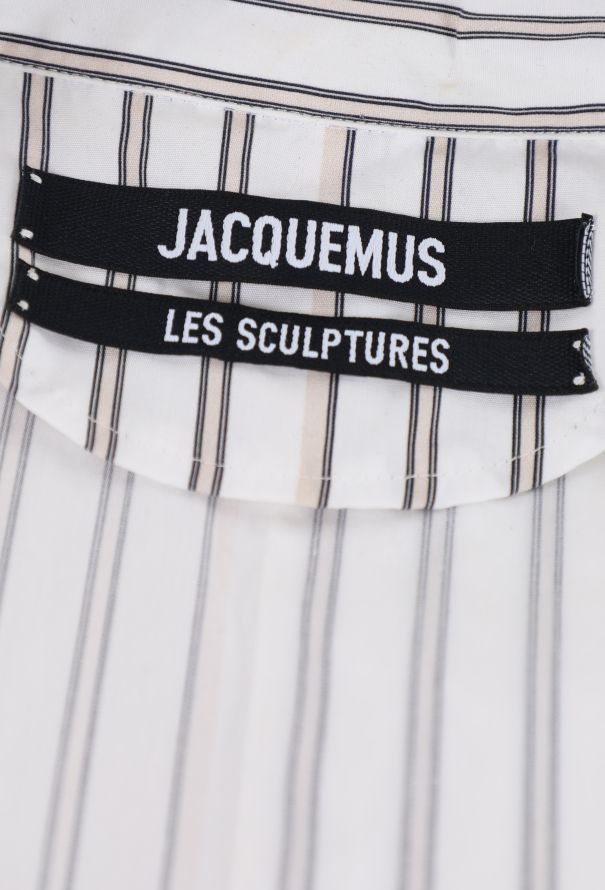 Jacquemus 2024 La Chemise Manches Courte Striped Shirt - 5