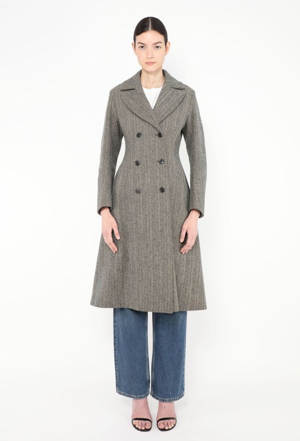 Jil Sander F/W 2004 Tailored Chevron Coat - 1