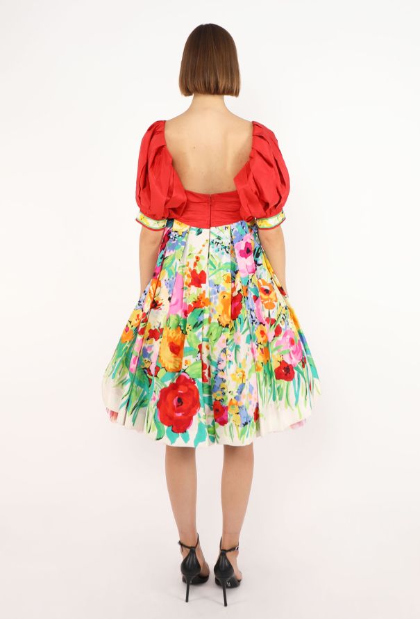 Leonard Floral Tulle Babydoll Dress, 1991 - 7