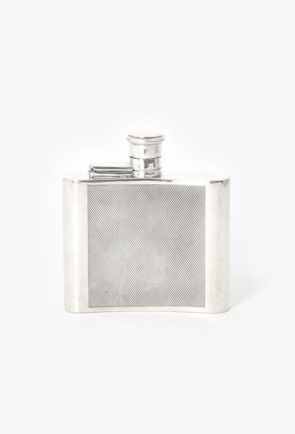 Hermès 1978 Grain de Poudre Silver Flask - 3 Hermès 1978 Grain de Poudre Silver Flask - 3