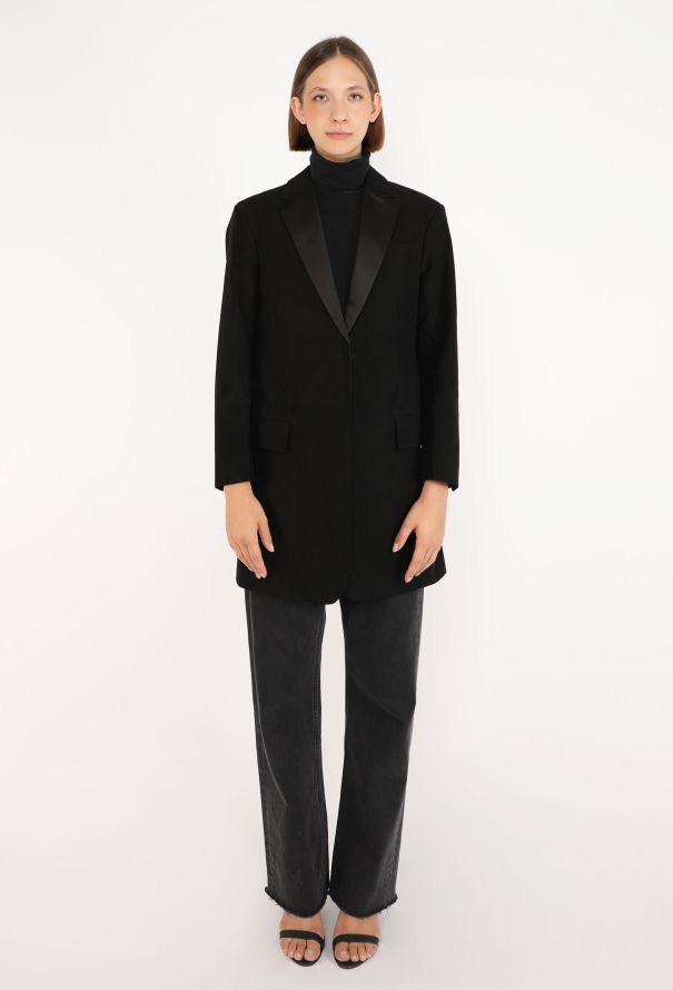 Céline Belted Smoking Blazer, Pre-Fall 2018 - 5