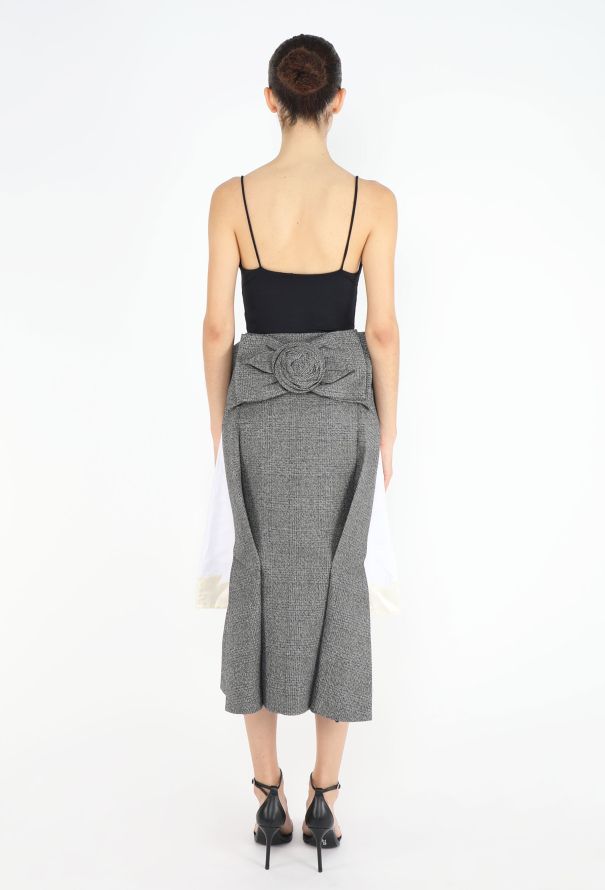 Prada F/W 2024 Tweed Overskirt Set - 5