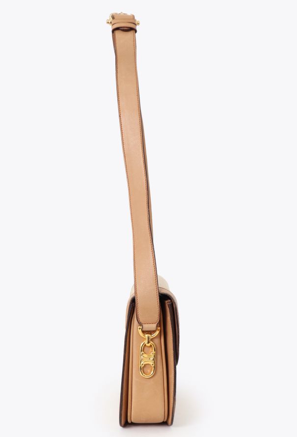 Céline Vintage Canvas Triomphe Shoulder Bag - 3 Céline Vintage Canvas Triomphe Shoulder Bag - 3
