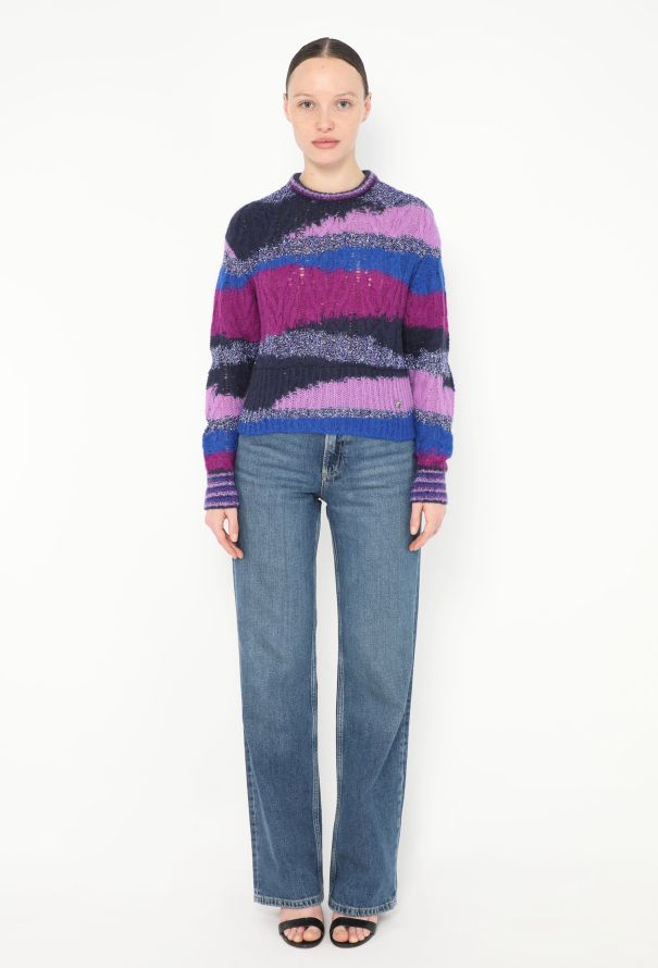 Chanel 2022 Iridescent Intarsia Sweater - 3