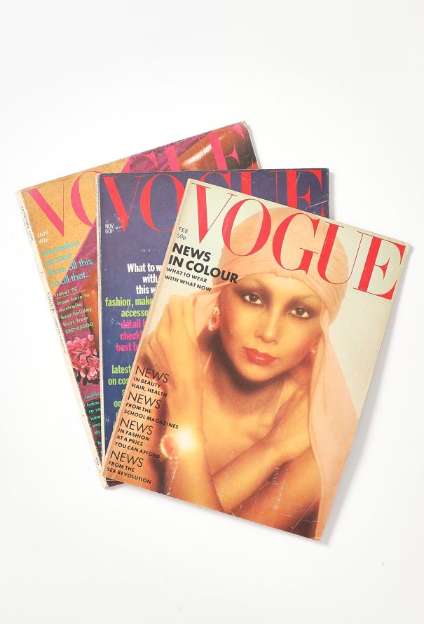 VOGUE UK '70s David Bailey Cover Trio - 1