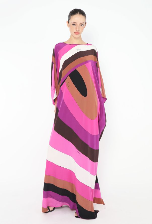 Emilio Pucci F/W 2024 Silk Iride Kaftan - 1