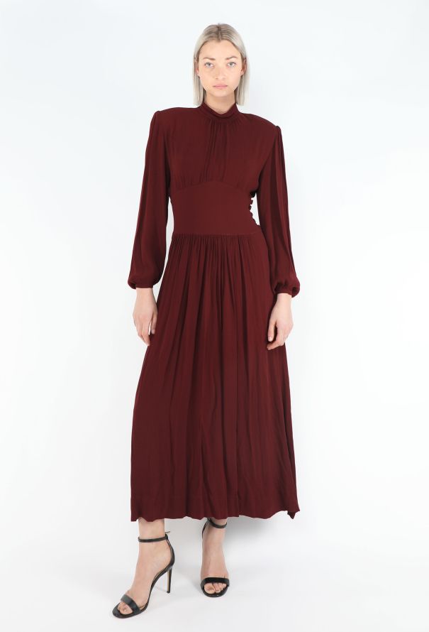 '30s Gathered Midi Dress - 2