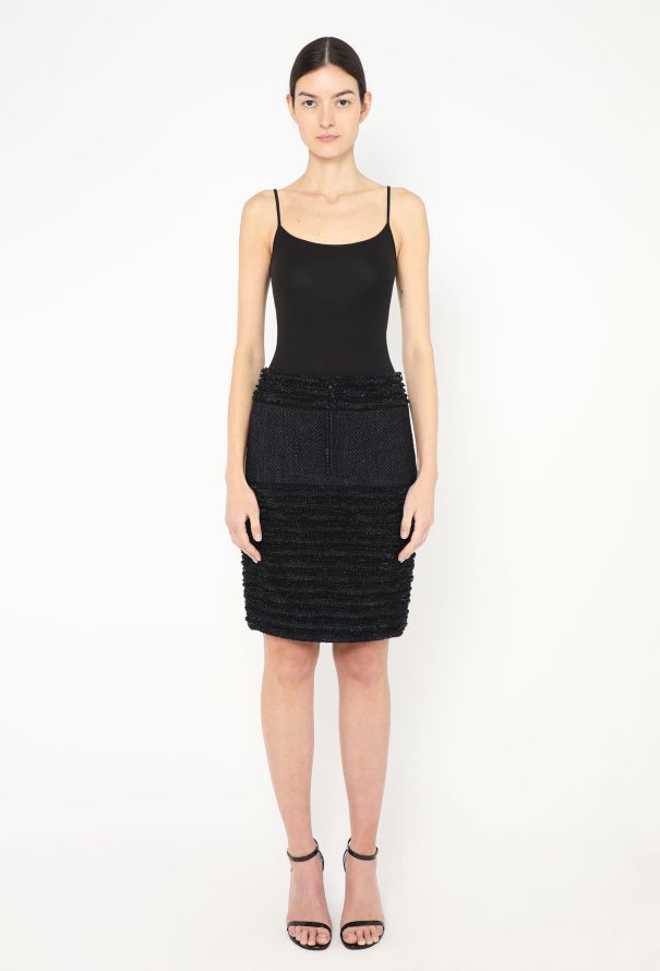 Chanel Tweed Tiered Trim Ensemble - 3