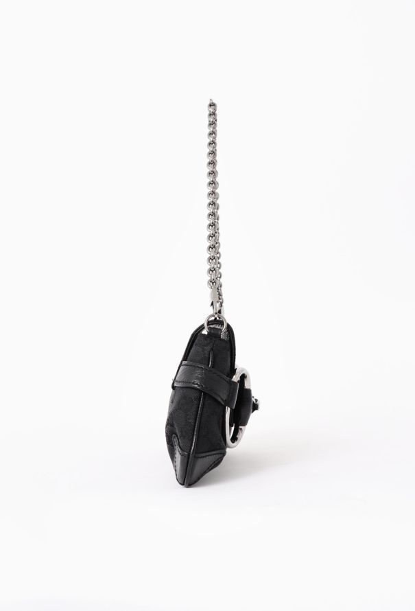 Gucci Black Horsebit Monogram Bag - 4 Gucci Black Horsebit Monogram Bag - 4