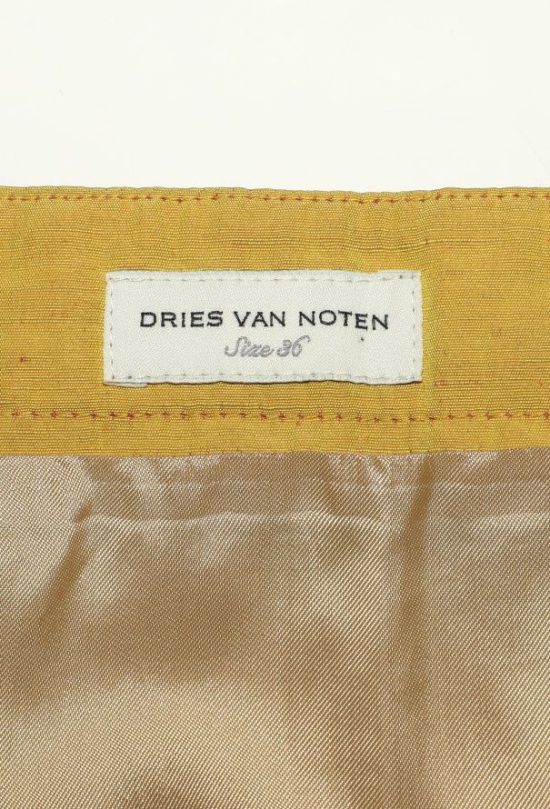 Dries Van Noten S/S 2017 Fluted Linen Skirt - 6 Dries Van Noten S/S 2017 Fluted Linen Skirt - 6