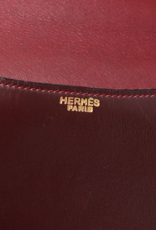 Hermès Vintage Burgundy Box Constance 23 - 12