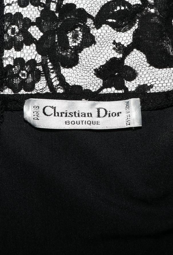 Dior Vintage Chantilly Lace Bodysuit - 7