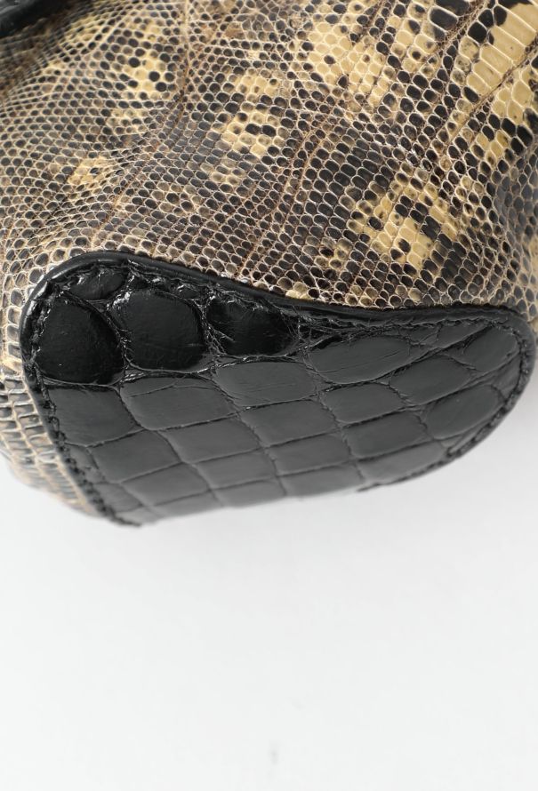 Prada F/W 2004 Lizard Embellished Shoulder Bag - 8 Prada F/W 2004 Lizard Embellished Shoulder Bag - 8