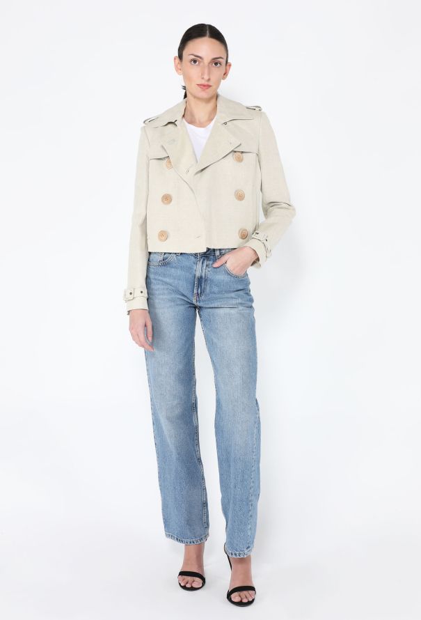 Chloé 2006 Cropped Trench Jacket - 5