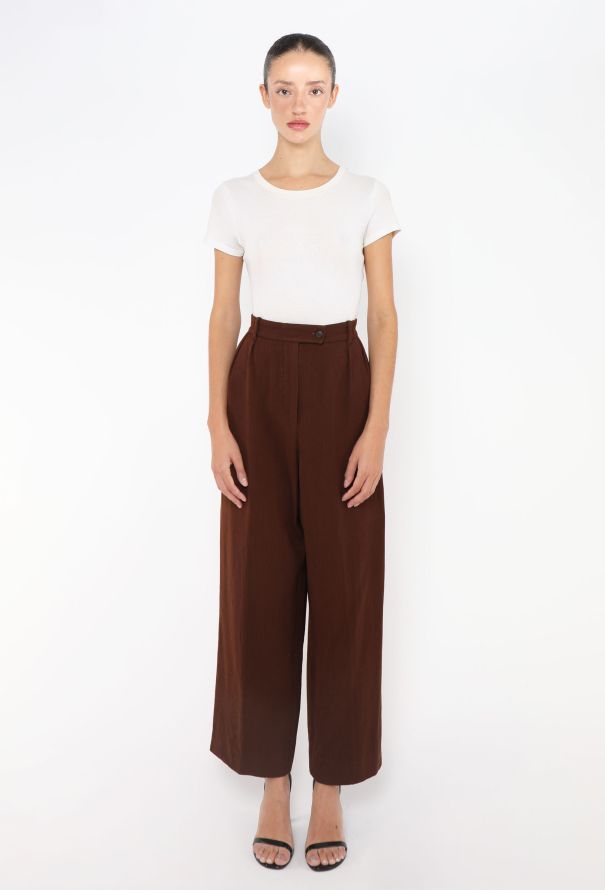 The Row F/W 2022 Randa Pleated Pants - 3
