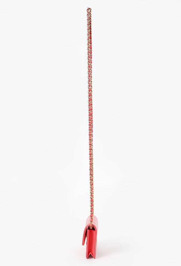 Chanel Coral Mini Wallet on Chain - 6