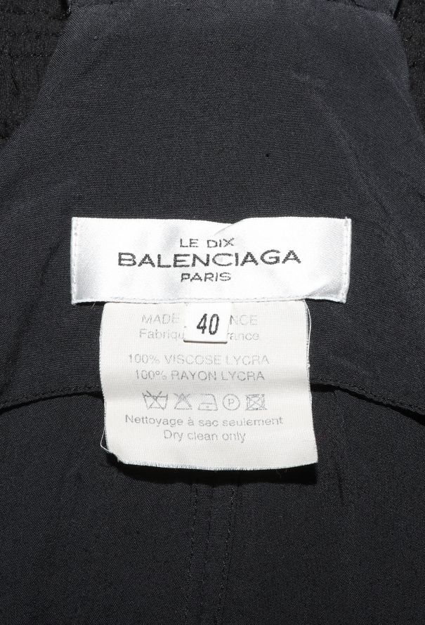 Balenciaga ICONIC S/S 2002 Le Dix Ruched Cargo Dress - 6
