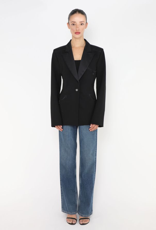 Paco Rabanne 2020 Tailored Smoking Blazer - 2