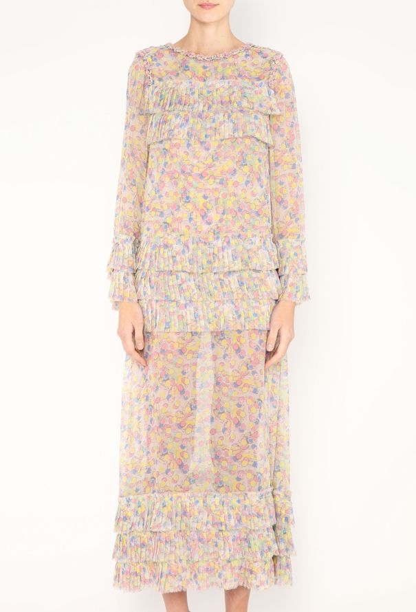 Resort 2011 Ruffled Chiffon Dress | Authentic & Vintage | ReSee