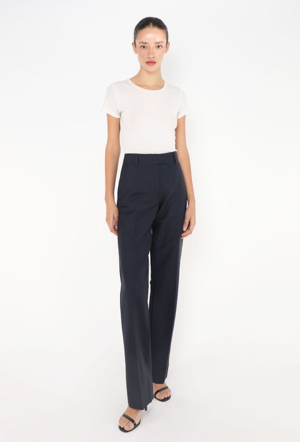 Miu Miu S/S 2025 Mohair Crepe Trouser - 1 Miu Miu S/S 2025 Mohair Crepe Trouser - 1