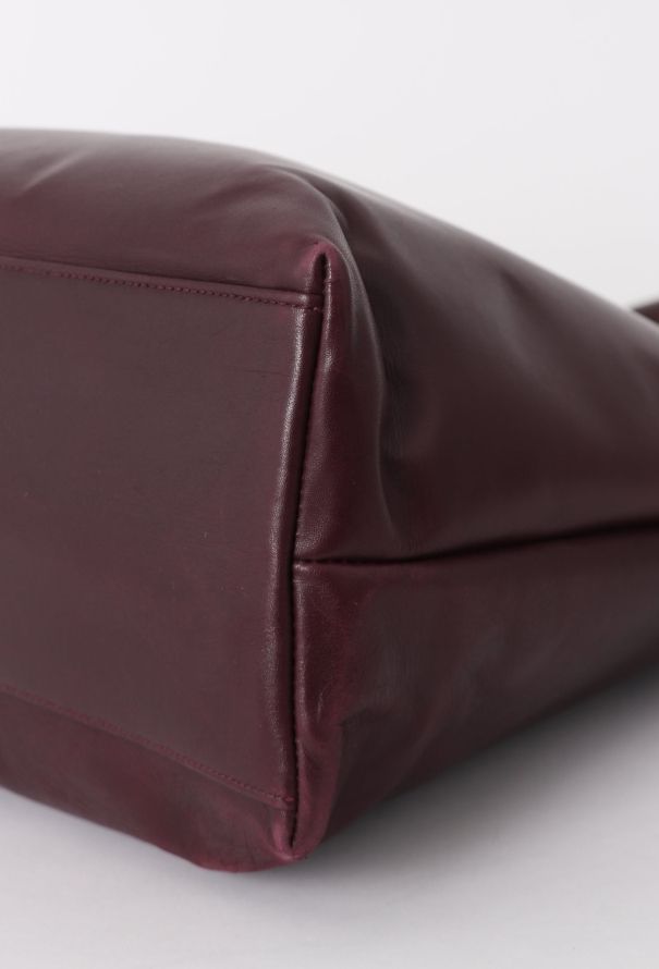 Chanel '90s Burgundy Shopping Tote Bag - 10