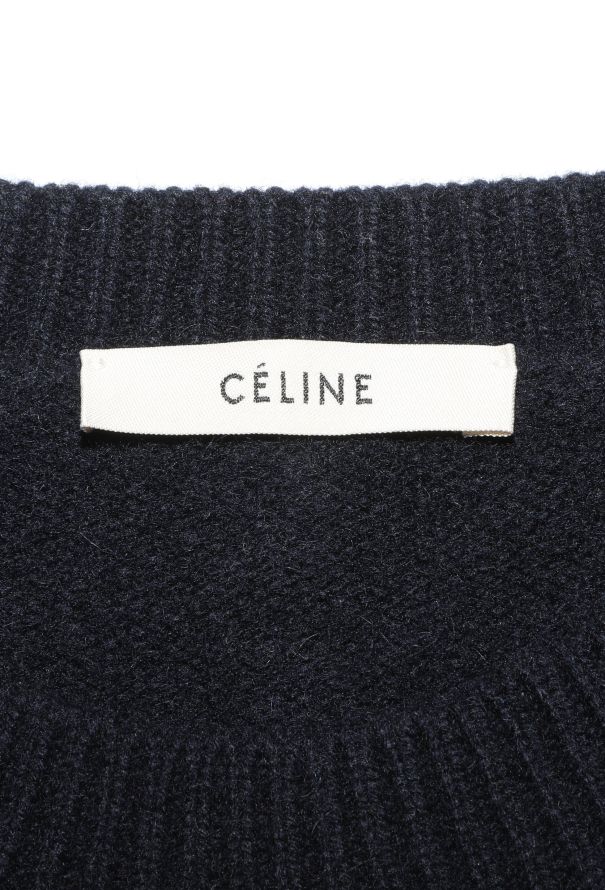 Céline Buttoned Cashmere Sweater - 5