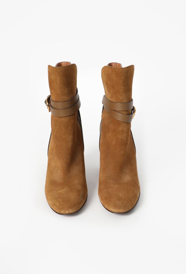 Gucci S/S 2015 Abigail Suede Ankle Boots - 4