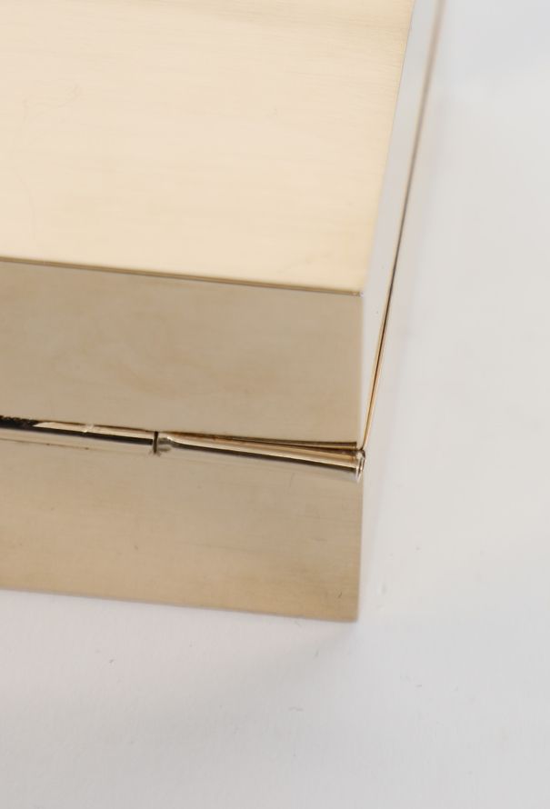 Calvin Klein Vintage Metal Box Clutch - 9