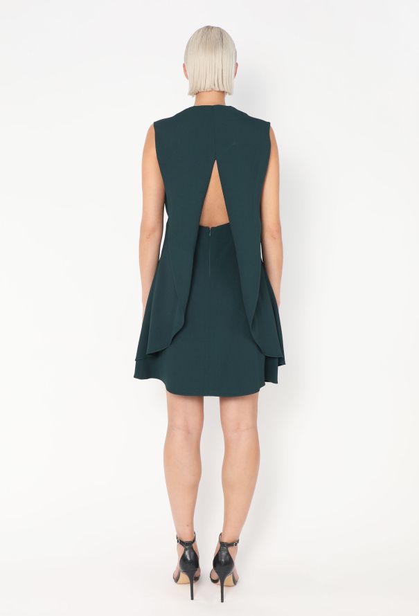 Balenciaga Open-Back Cape Dress - 3