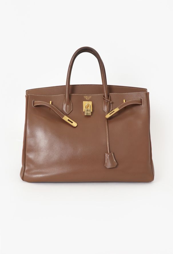 Hermès Birkin 40 “Shooting Star” – Fauve Calfskin, 1999 - 5