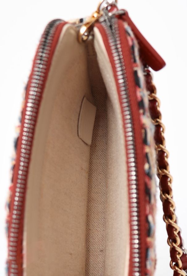 Chanel Tweed Gabrielle Clutch With Chain - 13