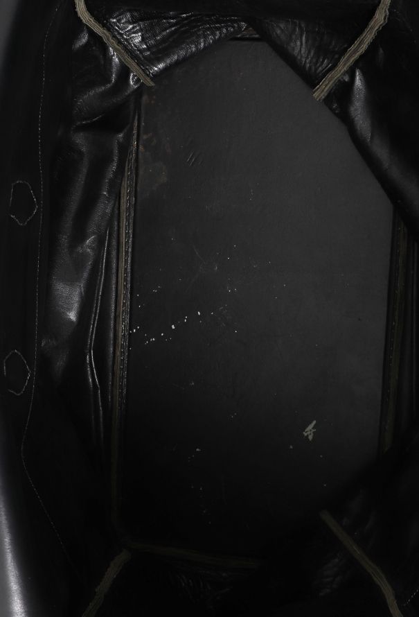 Hermès 1960s Black Calfskin Drag Travel Bag - 12 Hermès 1960s Black Calfskin Drag Travel Bag - 12