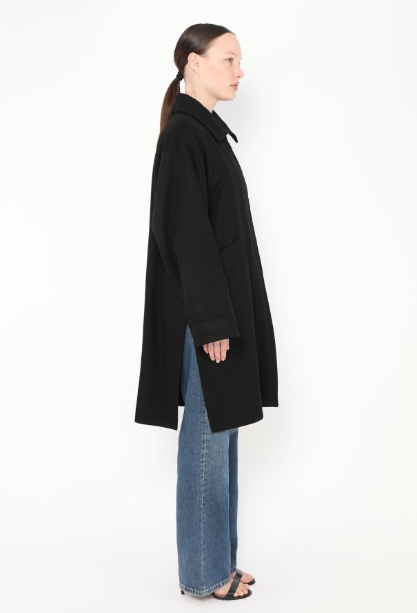 Saint Laurent Vintage Asymmetric Button Coat - 4