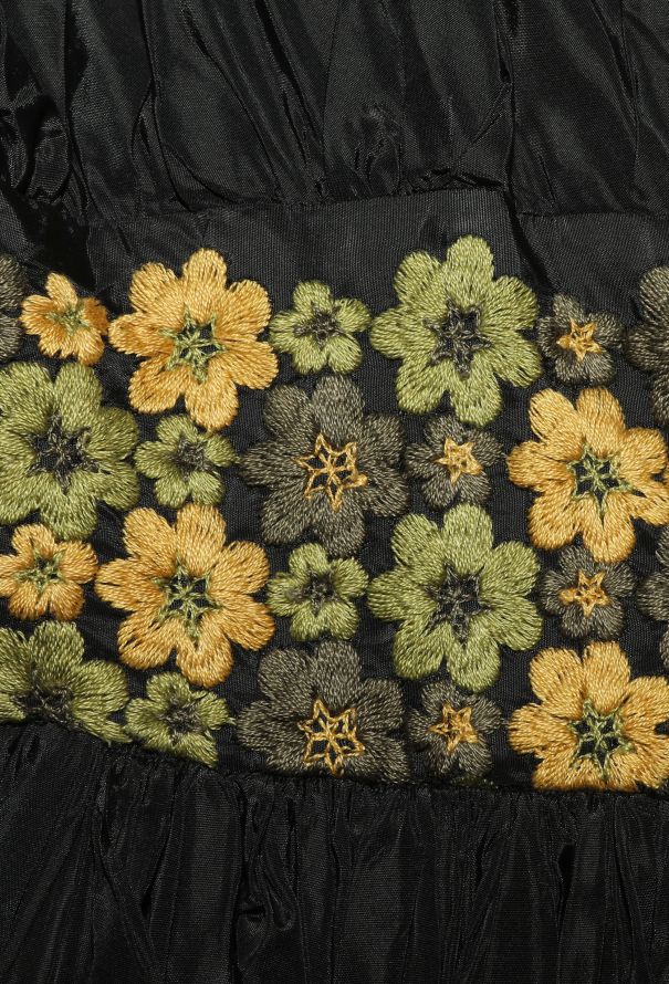 Mitzi Morgan '50s Floral Flared Taffeta Dress - 6 Mitzi Morgan '50s Floral Flared Taffeta Dress - 6