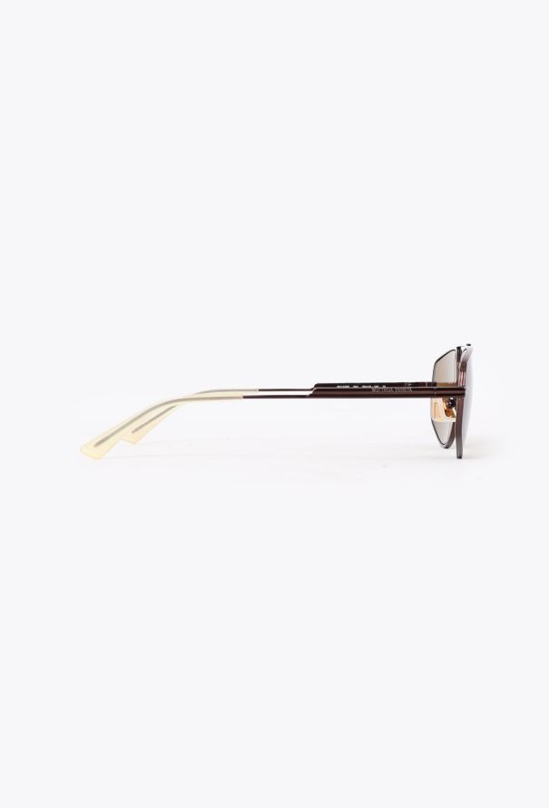 Bottega Veneta 2022 Squared Aviator Sunglasses - 4