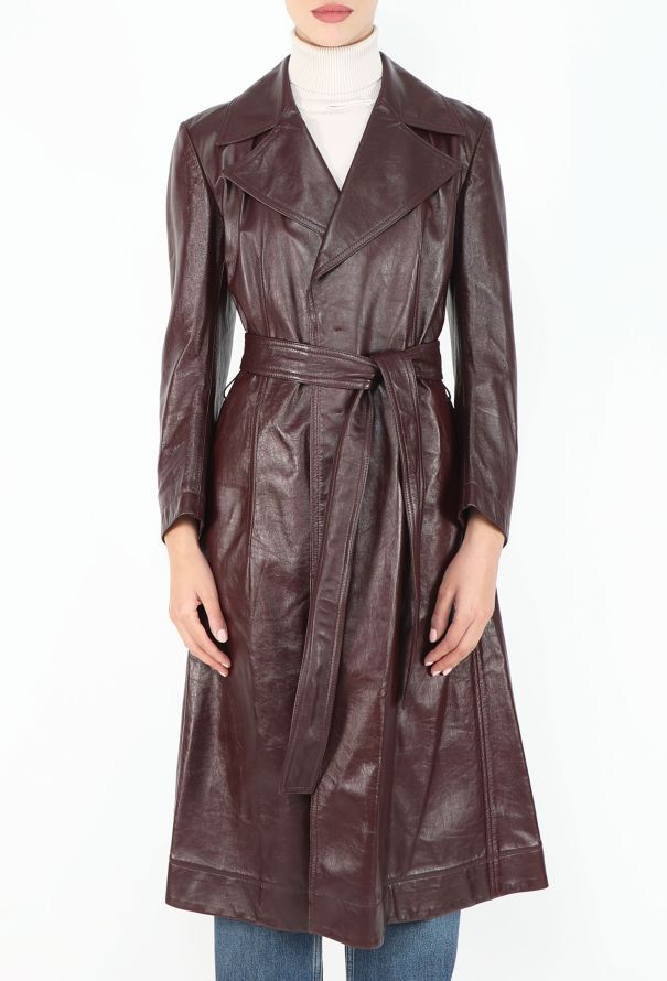 Bottega Veneta Lambskin Belted Trench, F/W 2022 - 5