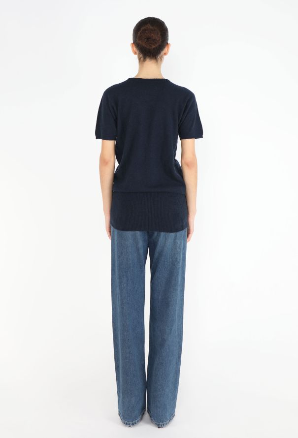 Chanel Cashmere Knit 'CC' Sweater - 4