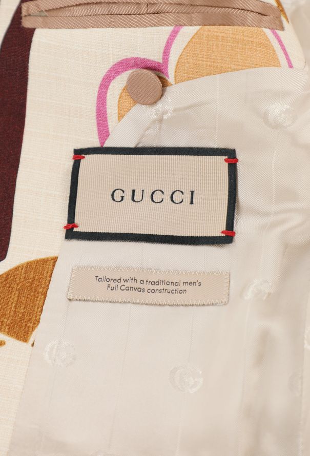 Gucci S/S 2022 Graphic Linen Suit - 9